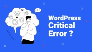 WordPress Critical Error Çözümü